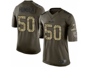 Buffalo Bills #50 Ramon Humber Limited Green Salute to Service NFL Jersey