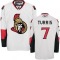 Ottawa Senators #7 Kyle Turris Authentic White Away NHL Jersey