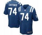 Indianapolis Colts #74 Anthony Castonzo Game Royal Blue Team Color Football Jersey