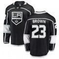 Los Angeles Kings #23 Dustin Brown Authentic Black Home Fanatics Branded Breakaway NHL Jersey