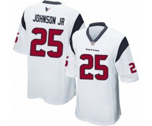 Houston Texans #25 Duke Johnson Jr Game White Football Jersey
