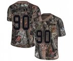 New Orleans Saints #90 Malcom Brown Camo Rush Realtree Limited Football Jersey