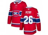 Montreal Canadiens #26 Jeff Petry Red Home Authentic Stitched NHL Jersey