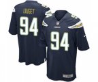 Los Angeles Chargers #94 Corey Liuget Game Navy Blue Team Color Football Jersey