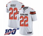 Cleveland Browns #22 Eric Murray White Vapor Untouchable Limited Player 100th Season Football Jersey