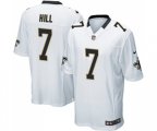 New Orleans Saints #7 Taysom Hill Game White Football Jersey