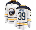 Buffalo Sabres #39 Dominik Hasek Fanatics Branded White Away Breakaway NHL Jersey