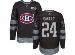 Montreal Canadiens #24 Phillip Danault Black 1917-2017 100th Anniversary Stitched NHL Jersey