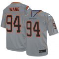 Denver Broncos #94 DeMarcus Ware Elite Lights Out Grey NFL Jersey