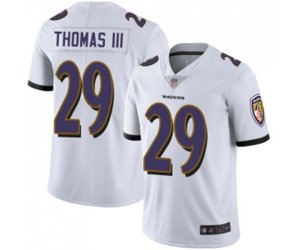 Baltimore Ravens #29 Earl Thomas III White Vapor Untouchable Limited Player Football Jersey