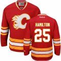 Calgary Flames #25 Freddie Hamilton Premier Red Third NHL Jersey