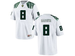 Men\'s Oregon Duck Marcus Mariota #8 College Football Limited Jerseys - White