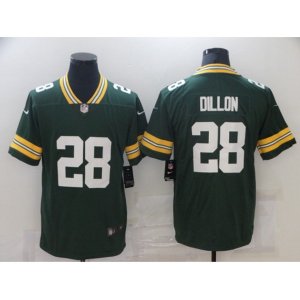 Green Bay Packers #28 AJ Dillon Green Team Color Vapor Untouchable Limited Jersey