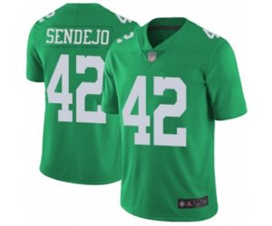 Philadelphia Eagles #42 Andrew Sendejo Limited Green Rush Vapor Untouchable Football Jersey