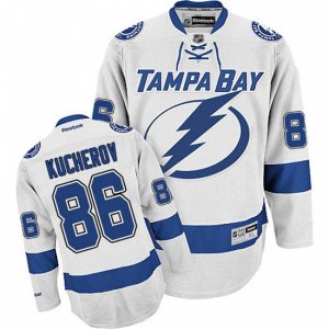 Tampa Bay Lightning #86 Nikita Kucherov Authentic White Away NHL Jersey