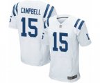 Indianapolis Colts #15 Parris Campbell Elite White Football Jersey