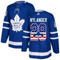 Toronto Maple Leafs #29 William Nylander Authentic Royal Blue USA Flag Fashion NHL Jersey