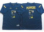 Michigan Wolverines #5 Jabrill Peppers Navy Blue Player Fashion Stitched NCAA Jersey