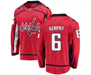 Washington Capitals #6 Michal Kempny Fanatics Branded Red Home Breakaway NHL Jersey