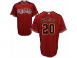 Arizona Diamondbacks #20 Luis Gonzalez Authentic Red Brick Alternate Cool Base MLB Jersey