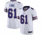 Buffalo Bills #61 Spencer Long White Vapor Untouchable Limited Player Football Jersey