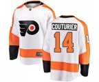 Philadelphia Flyers #14 Sean Couturier Fanatics Branded White Away Breakaway NHL Jersey