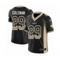 New Orleans Saints #29 Kurt Coleman Limited Black Rush Drift Fashion NFL Jersey