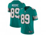 Miami Dolphins #89 Nat Moore Vapor Untouchable Limited Aqua Green Alternate NFL Jersey