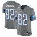 Detroit Lions #82 Luke Willson Limited Steel Rush Vapor Untouchable NFL Jersey