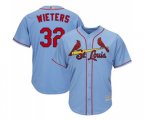 St. Louis Cardinals #32 Matt Wieters Replica Light Blue Alternate Cool Base Baseball Jersey