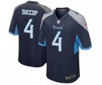Tennessee Titans #4 Ryan Succop Game Light Blue Team Color Football Jersey