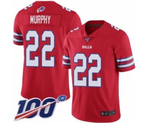 Buffalo Bills #22 Marcus Murphy Limited Red Rush Vapor Untouchable 100th Season Football Jersey