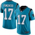 Carolina Panthers #17 Devin Funchess Limited Blue Rush Vapor Untouchable NFL Jersey