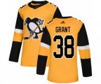 Adidas Pittsburgh Penguins #38 Derek Grant Premier Gold Alternate NHL Jersey