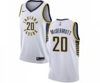Indiana Pacers #20 Doug McDermott Authentic White NBA Jersey - Association Edition