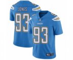 Los Angeles Chargers #93 Justin Jones Electric Blue Alternate Vapor Untouchable Limited Player Football Jersey