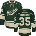 Minnesota Wild #35 Andrew Hammond Premier Green Third NHL Jersey