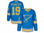 Reebok St. Louis Blues #19 Jay Bouwmeester Authentic Blue 2017 Winter Classic NHL Jersey