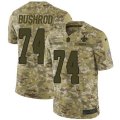 New Orleans Saints #74 Jermon Bushrod Limited Camo 2018 Salute to Service NFL Jersey
