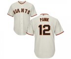 San Francisco Giants #12 Joe Panik Replica Cream Home Cool Base Baseball Jersey