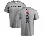 Houston Texans #46 Jon Weeks Ash Backer T-Shirt