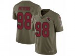 Arizona Cardinals #98 Corey Peters Limited Olive 2017 Salute to Service NFL Jersey
