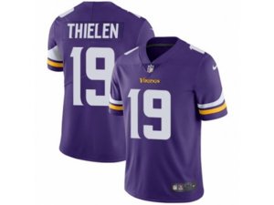 Minnesota Vikings #19 Adam Thielen Vapor Untouchable Limited Purple Team Color NFL Jersey