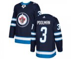 Winnipeg Jets #3 Tucker Poolman Authentic Navy Blue Home NHL Jersey