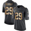 Tennessee Titans #29 DeMarco Murray Limited Black Gold Salute to Service NFL Jersey