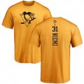 Pittsburgh Penguins #31 Antti Niemi Gold One Color Backer T-Shirt