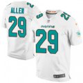 Miami Dolphins #29 Nate Allen Elite White NFL Jersey
