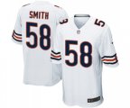 Chicago Bears #58 Roquan Smith Game White Football Jersey