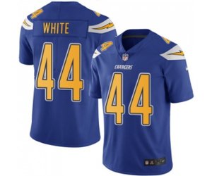 Los Angeles Chargers #44 Kyzir White Limited Electric Blue Rush Vapor Untouchable Football Jersey