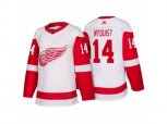 Detroit Red Wings #14 Gustav Nyquist White 2017-2018 adidas Hockey Stitched NHL Jersey